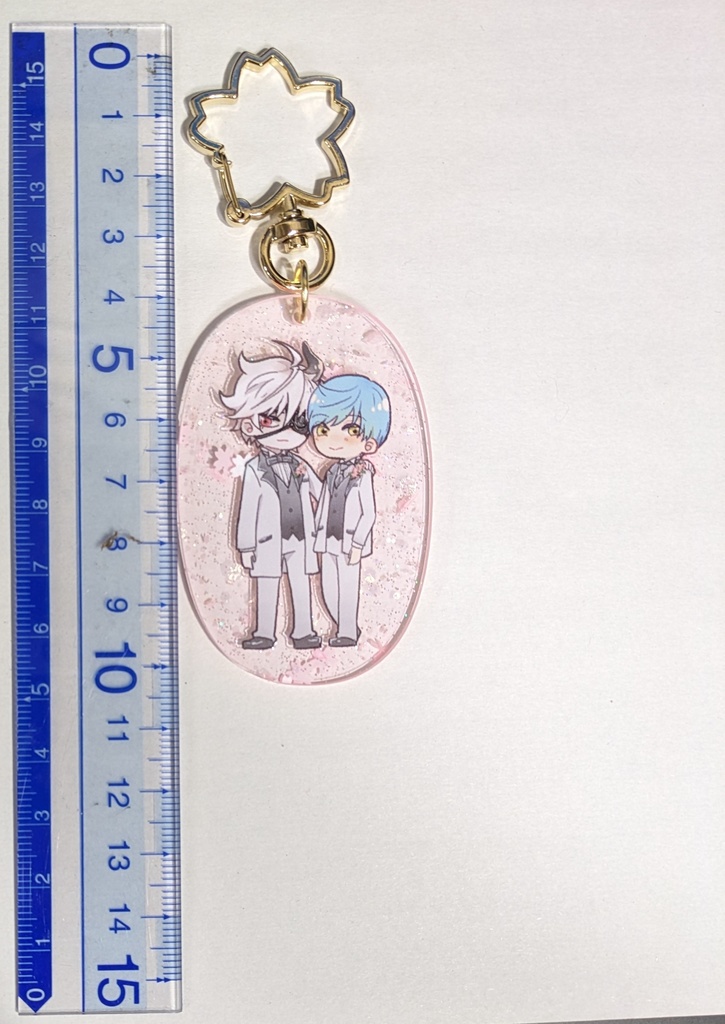 鬼いちウェディングアクリルキーホルダー