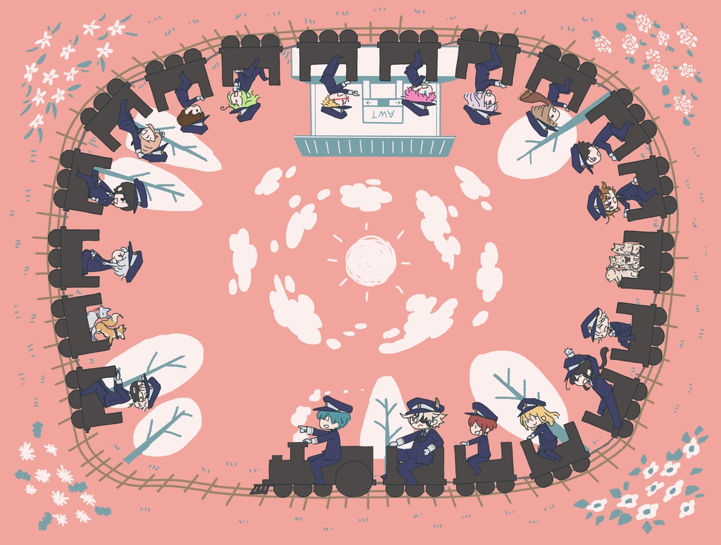 粟田口しゅしゅぽぽランチョンマット