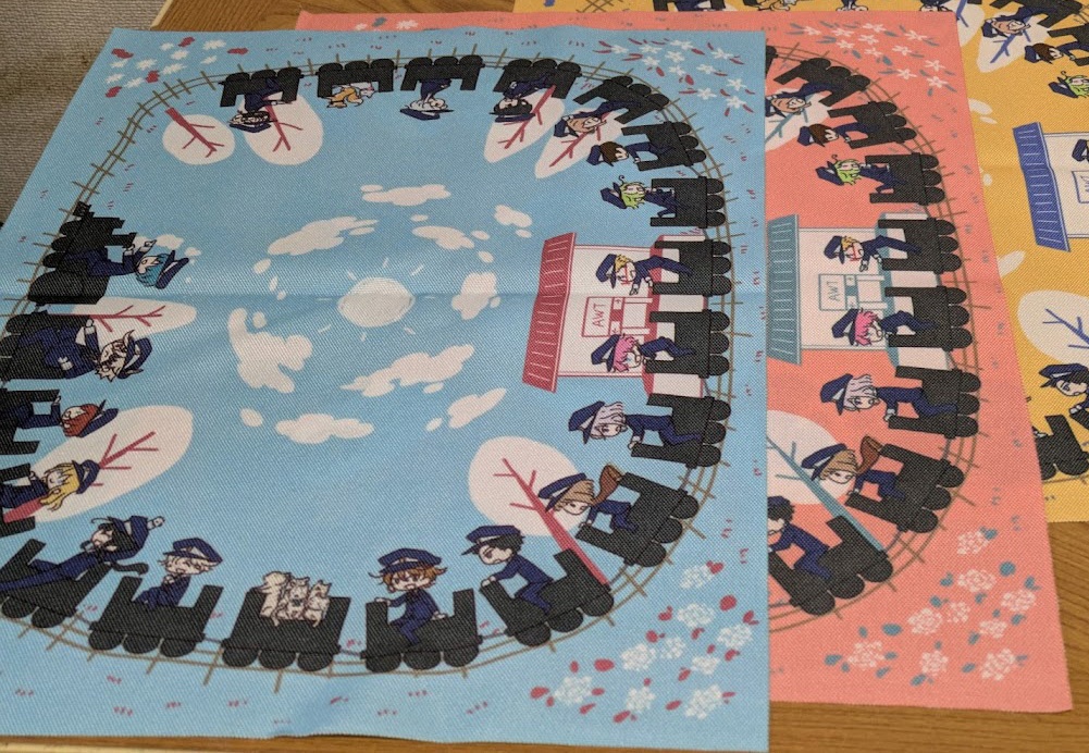 粟田口しゅしゅぽぽランチョンマット