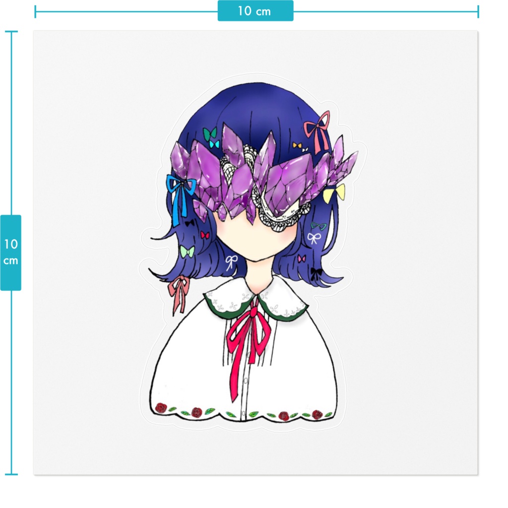 目隠し鉱石ステッカー