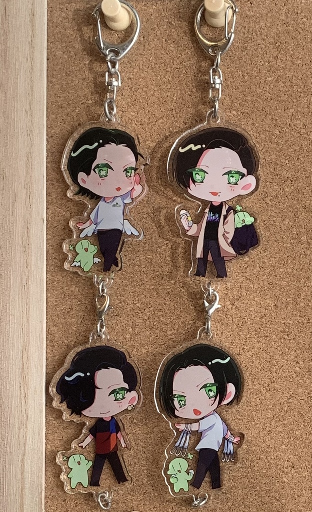 のばまん連結アクキー