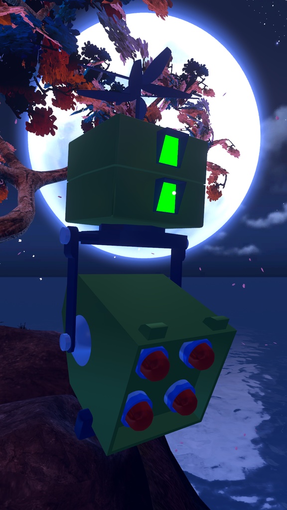 3 Drone Follower Risk of Rain 2 Pack for VRChat Avatars (Modular avatar)