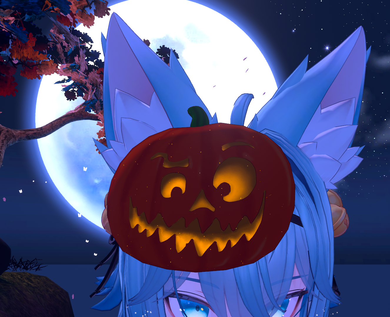 🎃 Mask – Halloween Cartoon VRChat Avatar (PC & Quest) [Modular avatar]