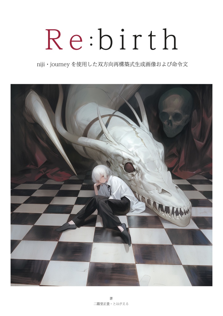 Re:birth - niji・journeyを使用した双方向再構築式生成画像および命令文