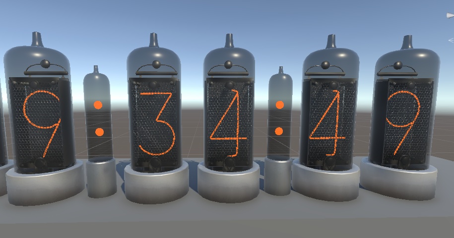 ニキシー管_Unityアセット