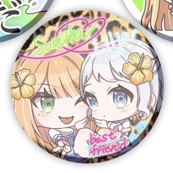 ギャル缶バッジ