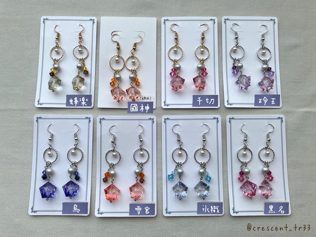 【ブルーロック】イメージピアス(五角形)
