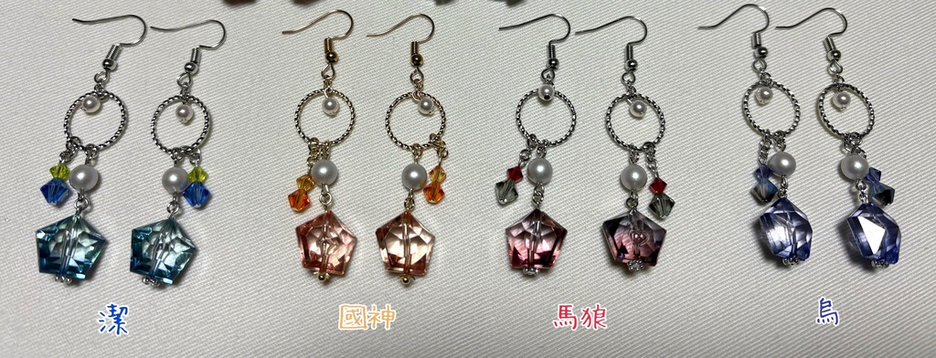 【ブルーロック】イメージピアス(五角形)