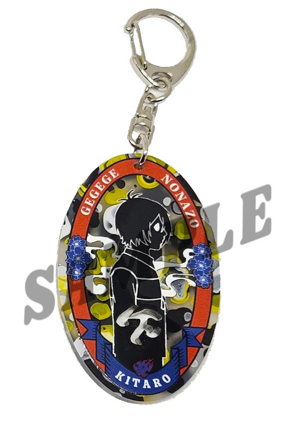 レトロ風アクリルキーホルダー