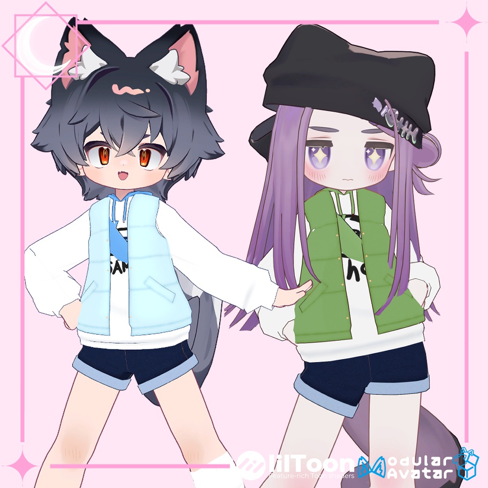 【VRChat 3Dモデル】Picnickers!【LilLeo対応】