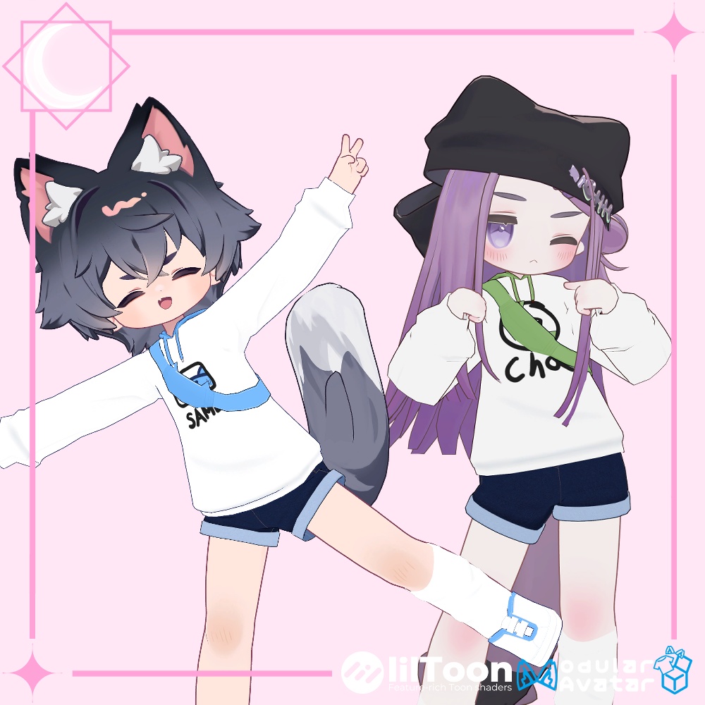 【VRChat 3Dモデル】Picnickers!【LilLeo対応】