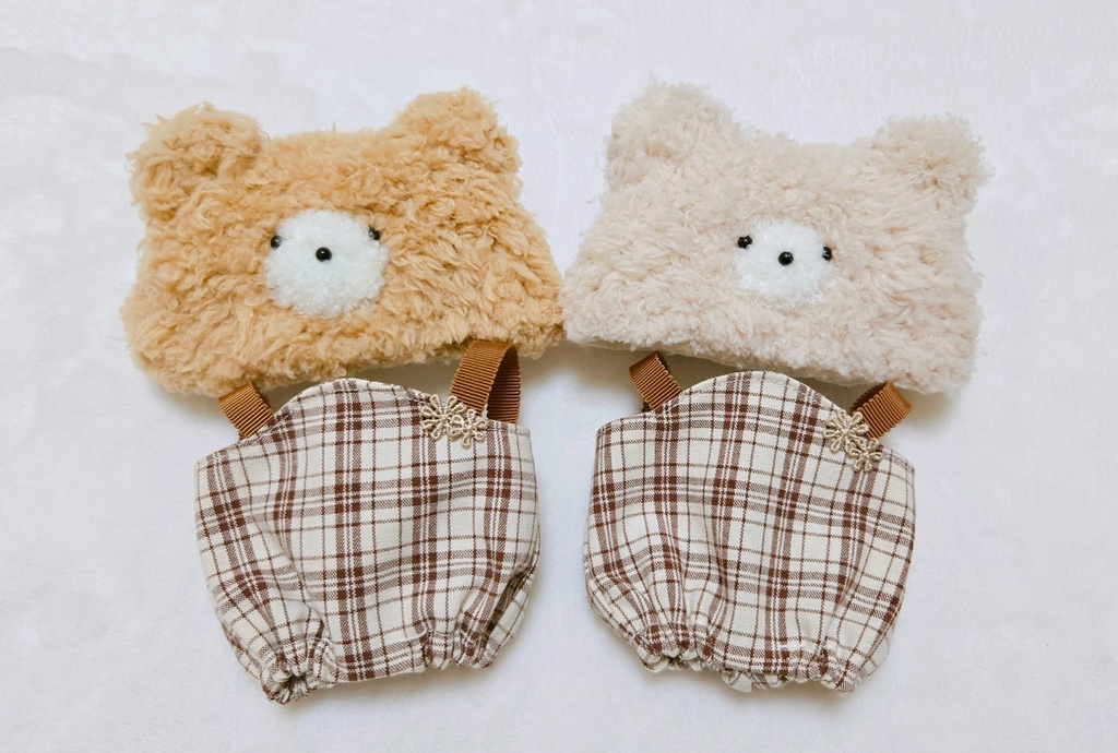 ふわくま帽子セット