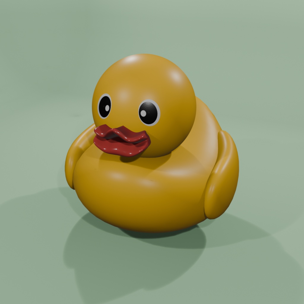 【３Dモデル】アヒルのおもちゃ