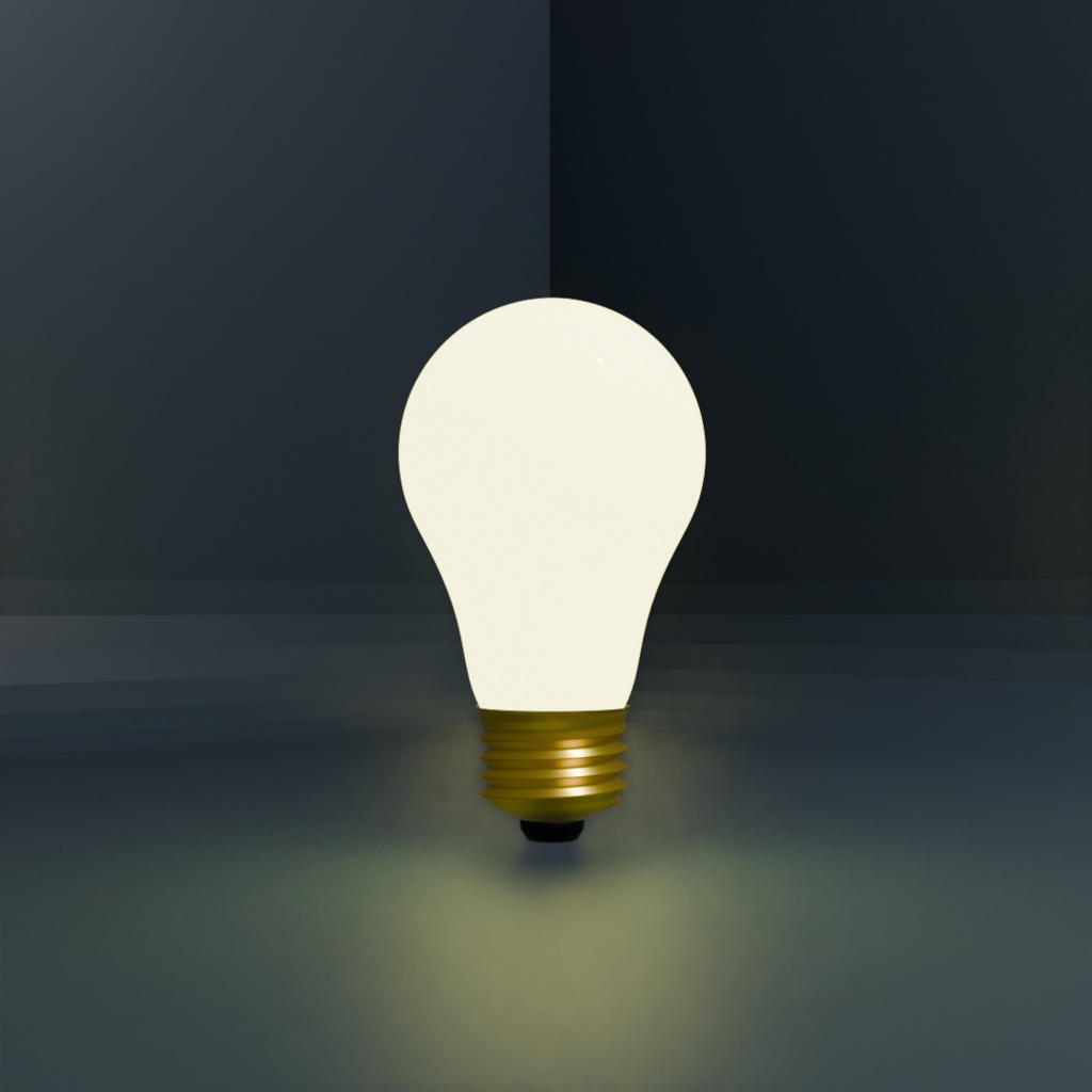 【3Dモデル】電球
