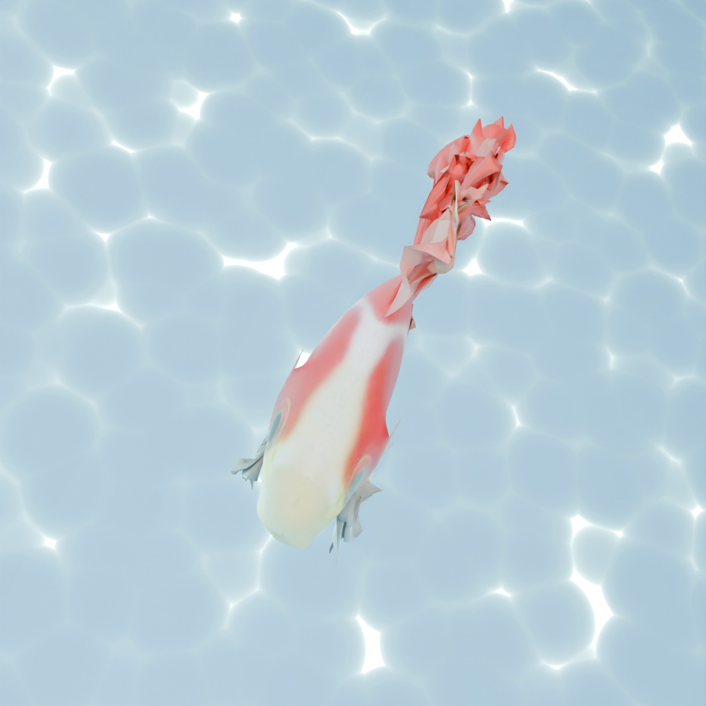 【3Dモデル】金魚