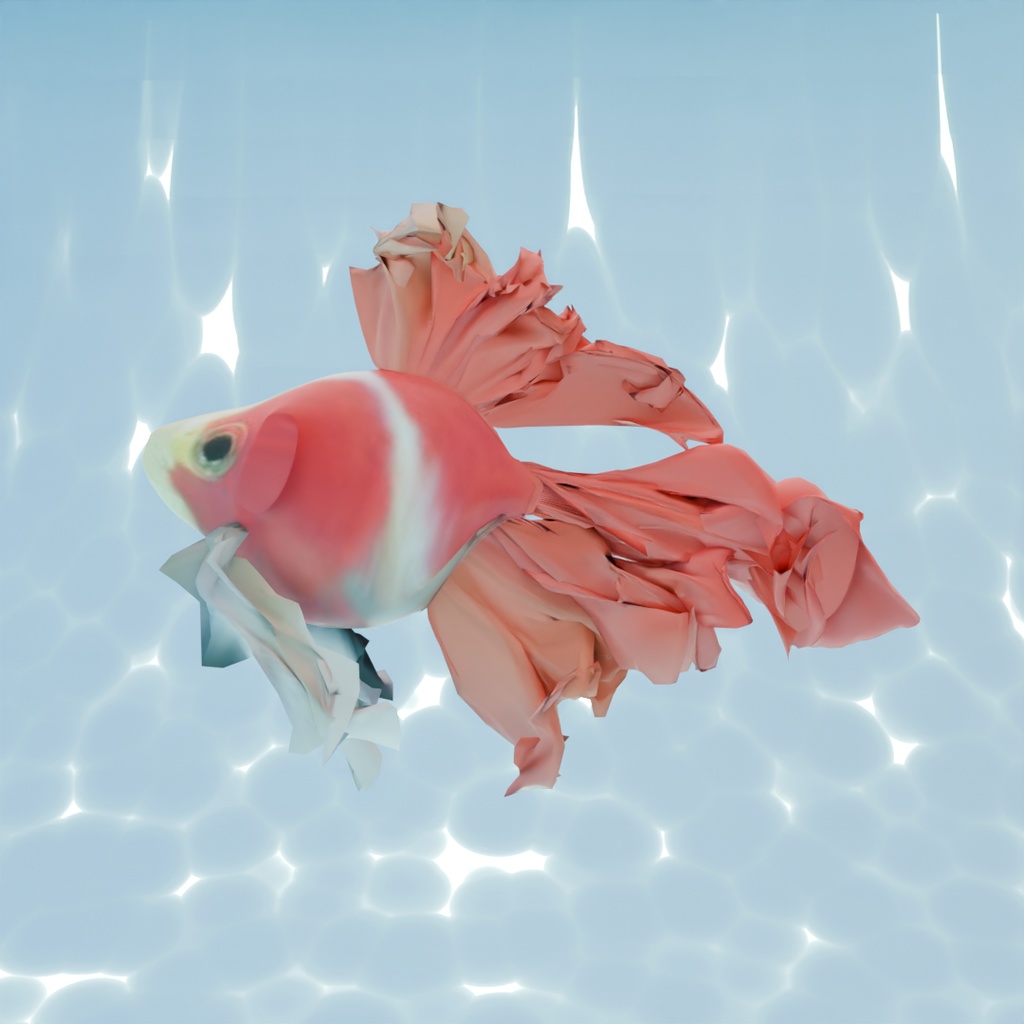 【3Dモデル】金魚