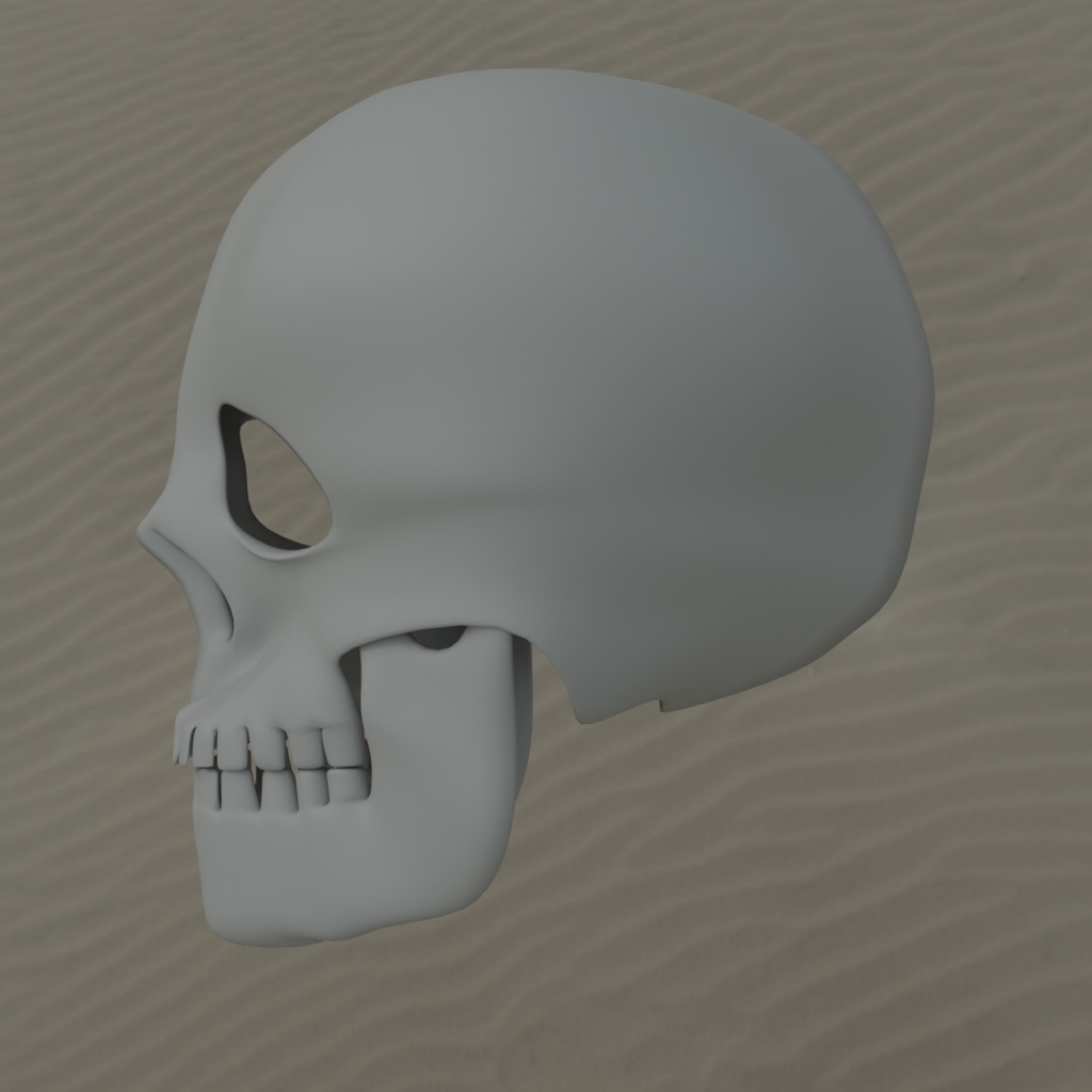 【3Dモデル】スカル