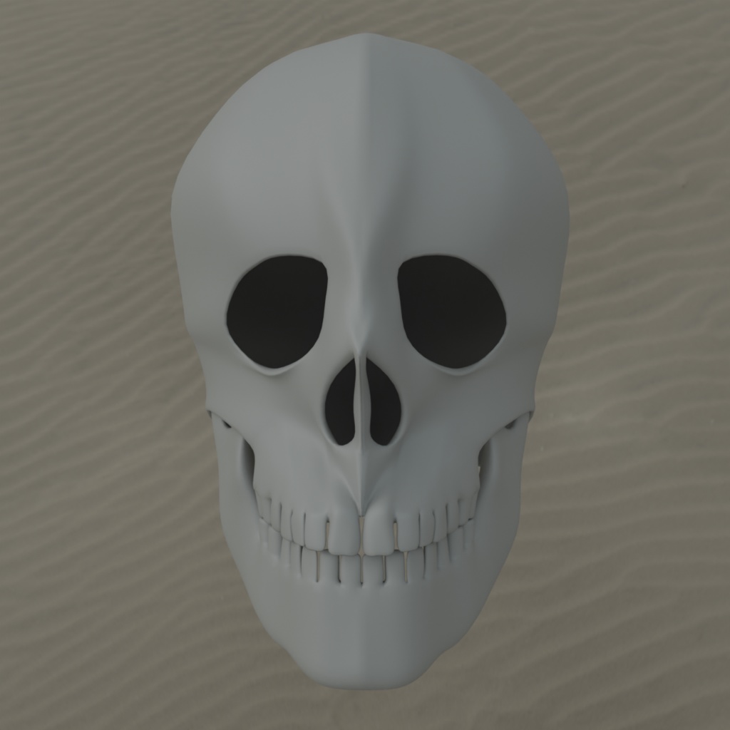 【3Dモデル】スカル