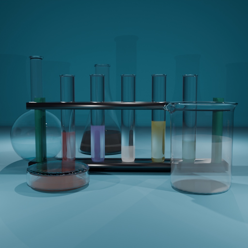 【3Dモデル】実験器具