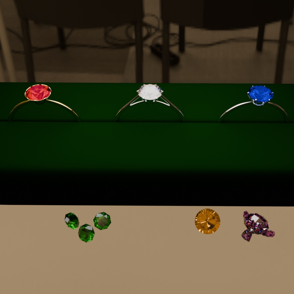 【3Dモデル】指輪