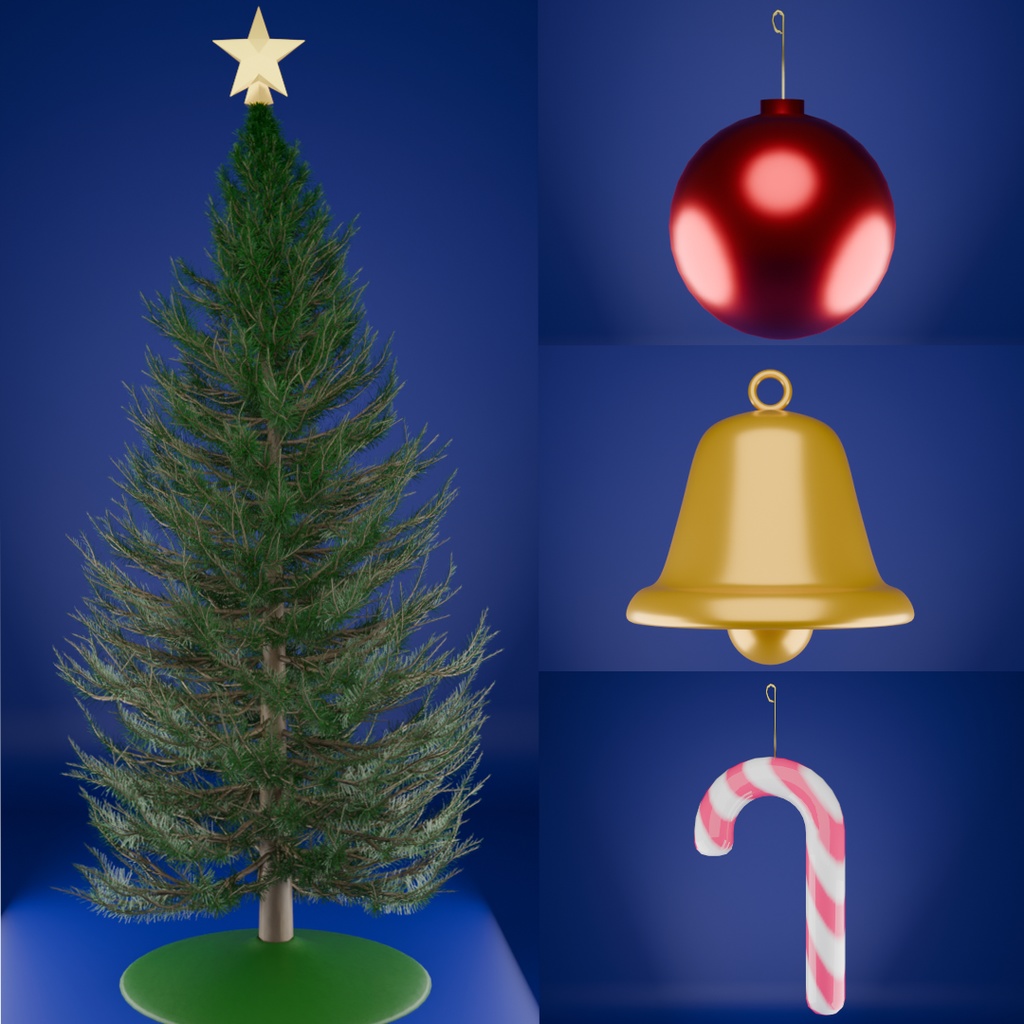 【3Dモデル】クリスマスツリー