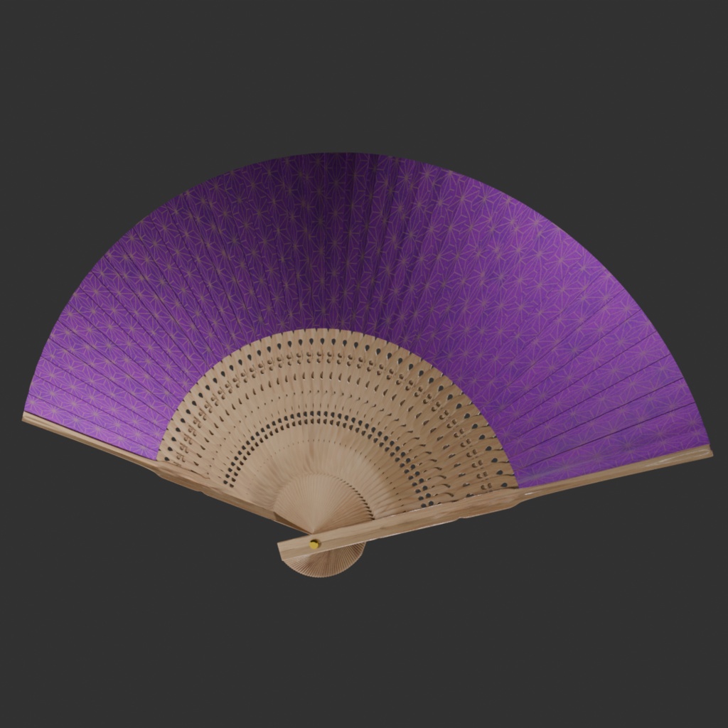 【3Dモデル】扇子