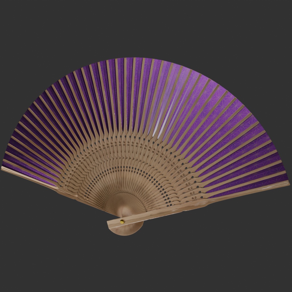 【3Dモデル】扇子