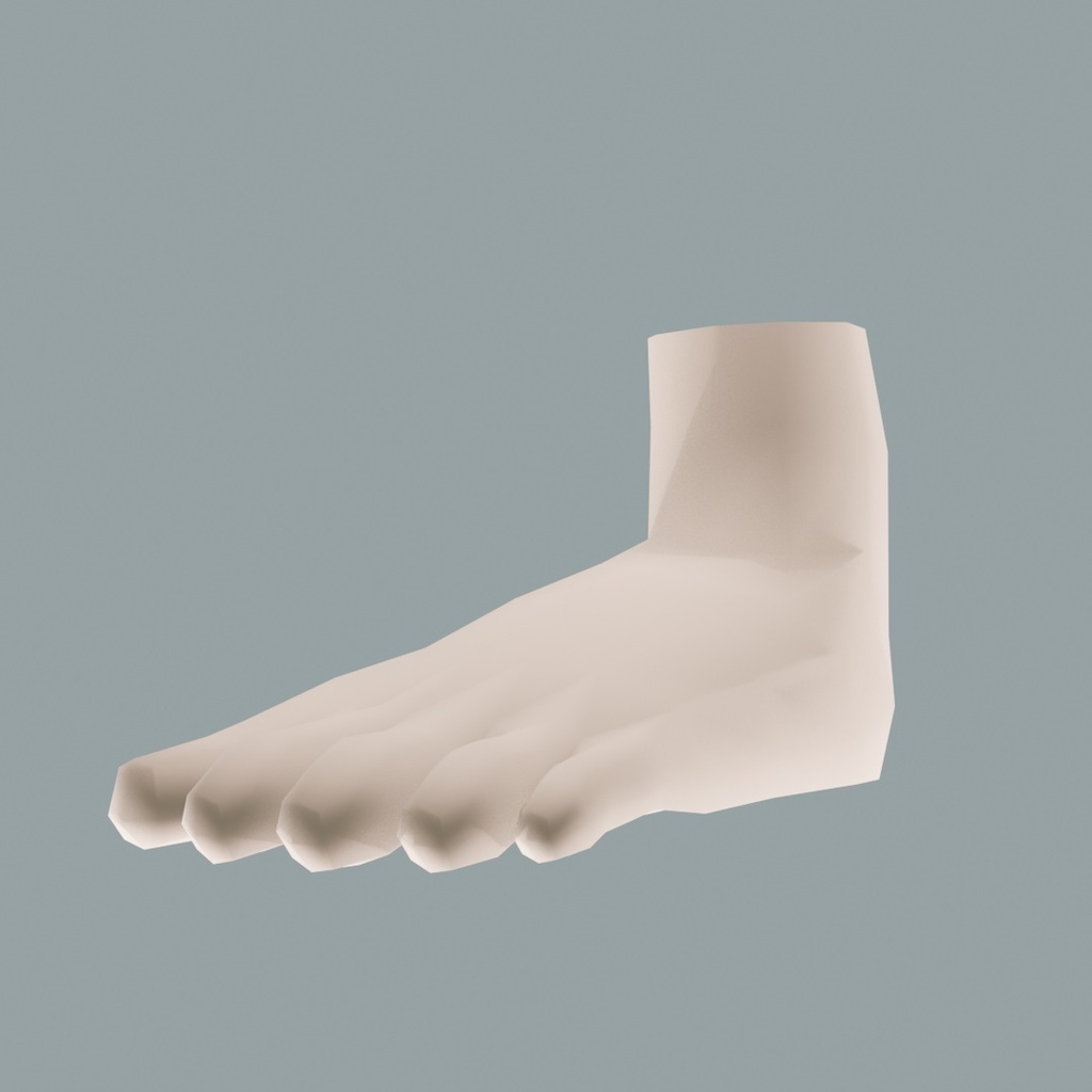 【3Dモデル】手・足・耳