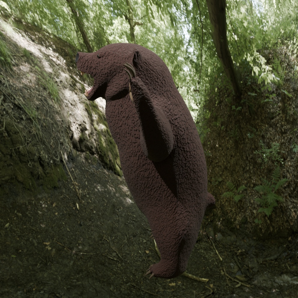 【3Dモデル】熊