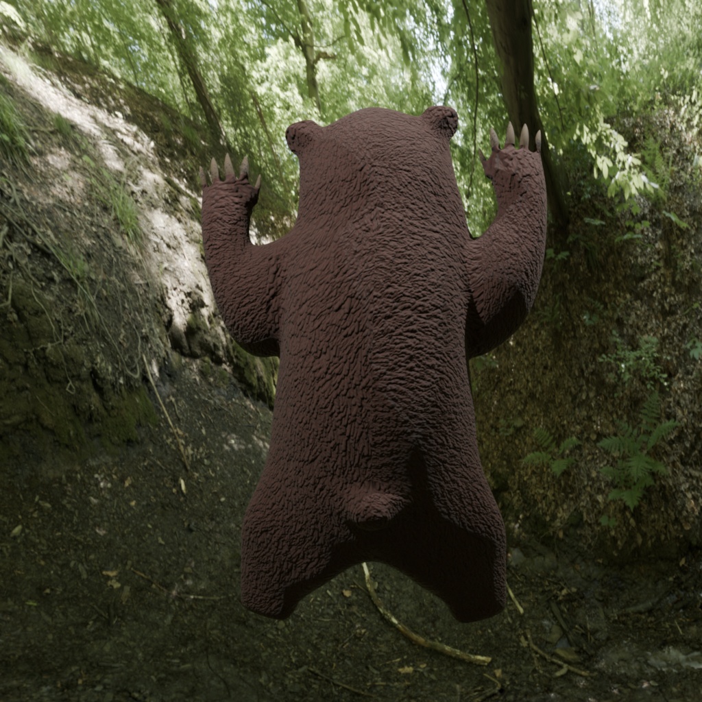 【3Dモデル】熊