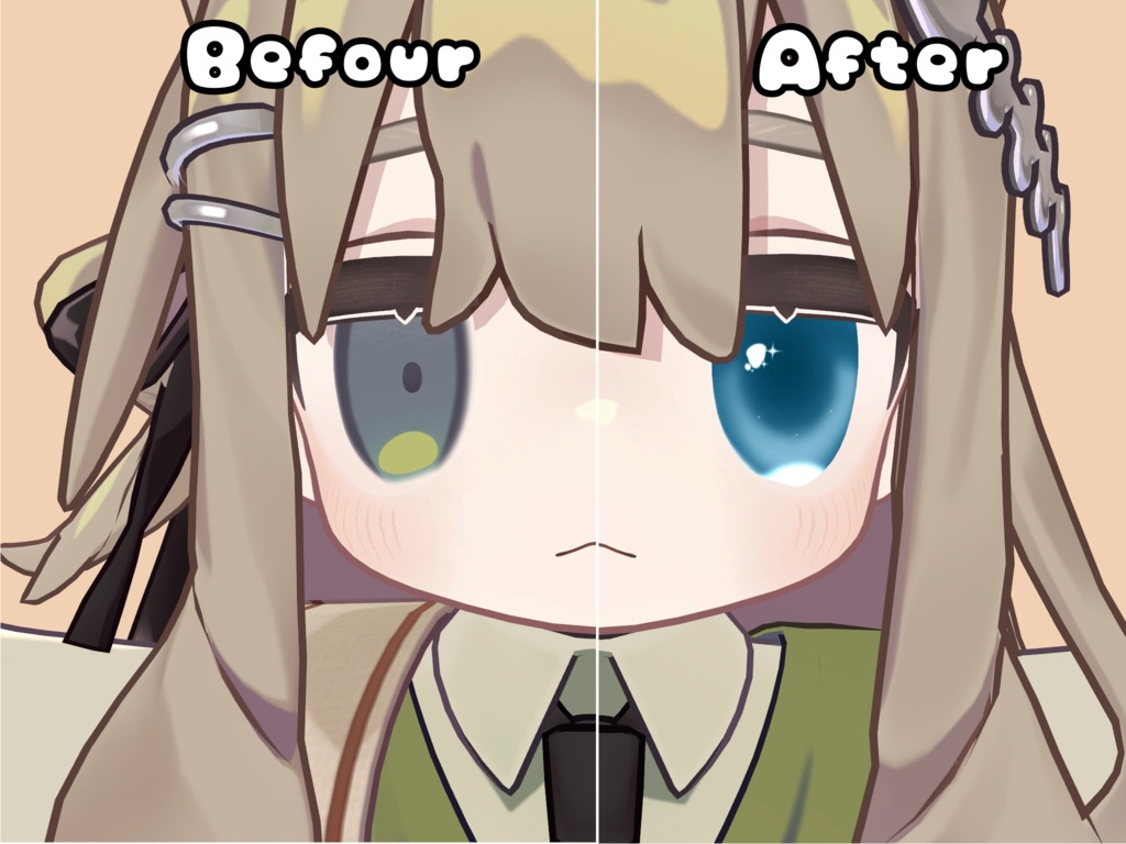 【無料】キプフェル専用 うるぴゅあアイ | 12 Colors | 瞳孔ON/OFF対応