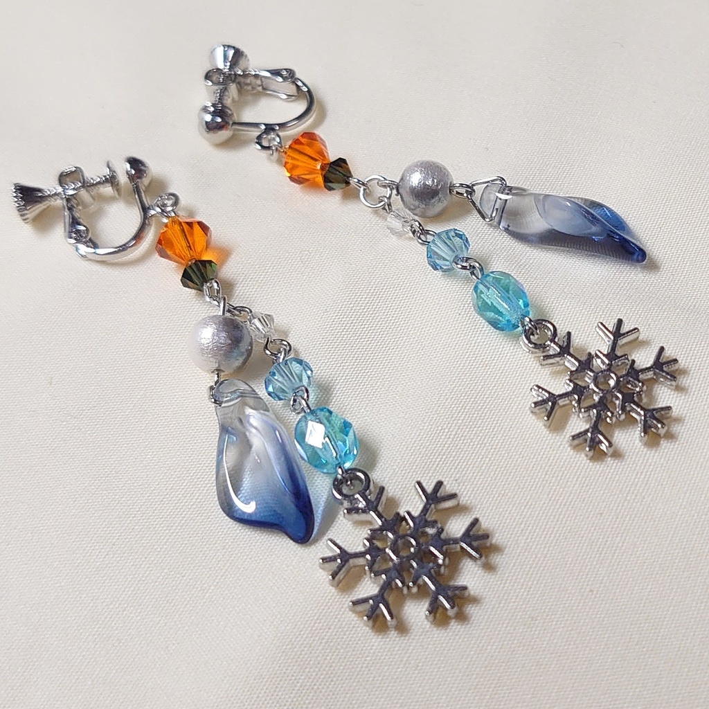 文アル・泉鏡花イメージイヤリング