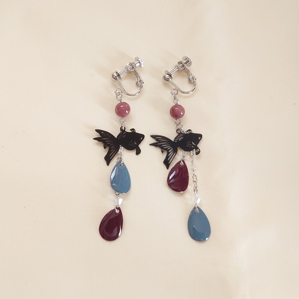 文アル・小川未明イメージイヤリング