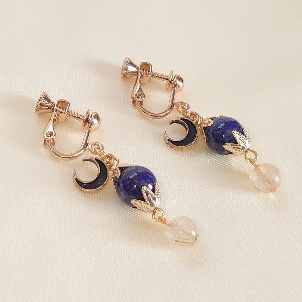 文アル・夏目漱石イメージイヤリング