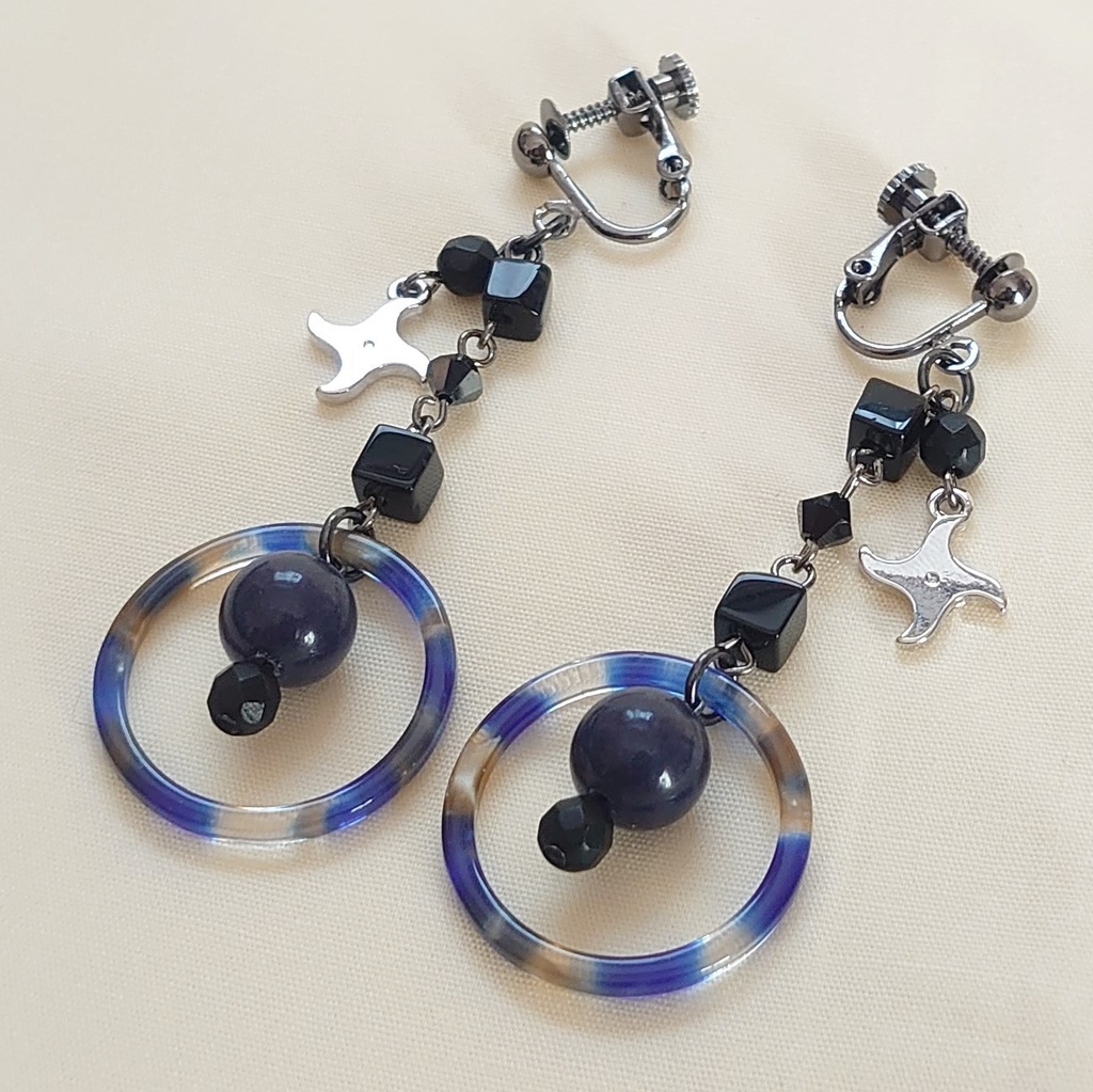 文アル・坂口安吾イメージイヤリング