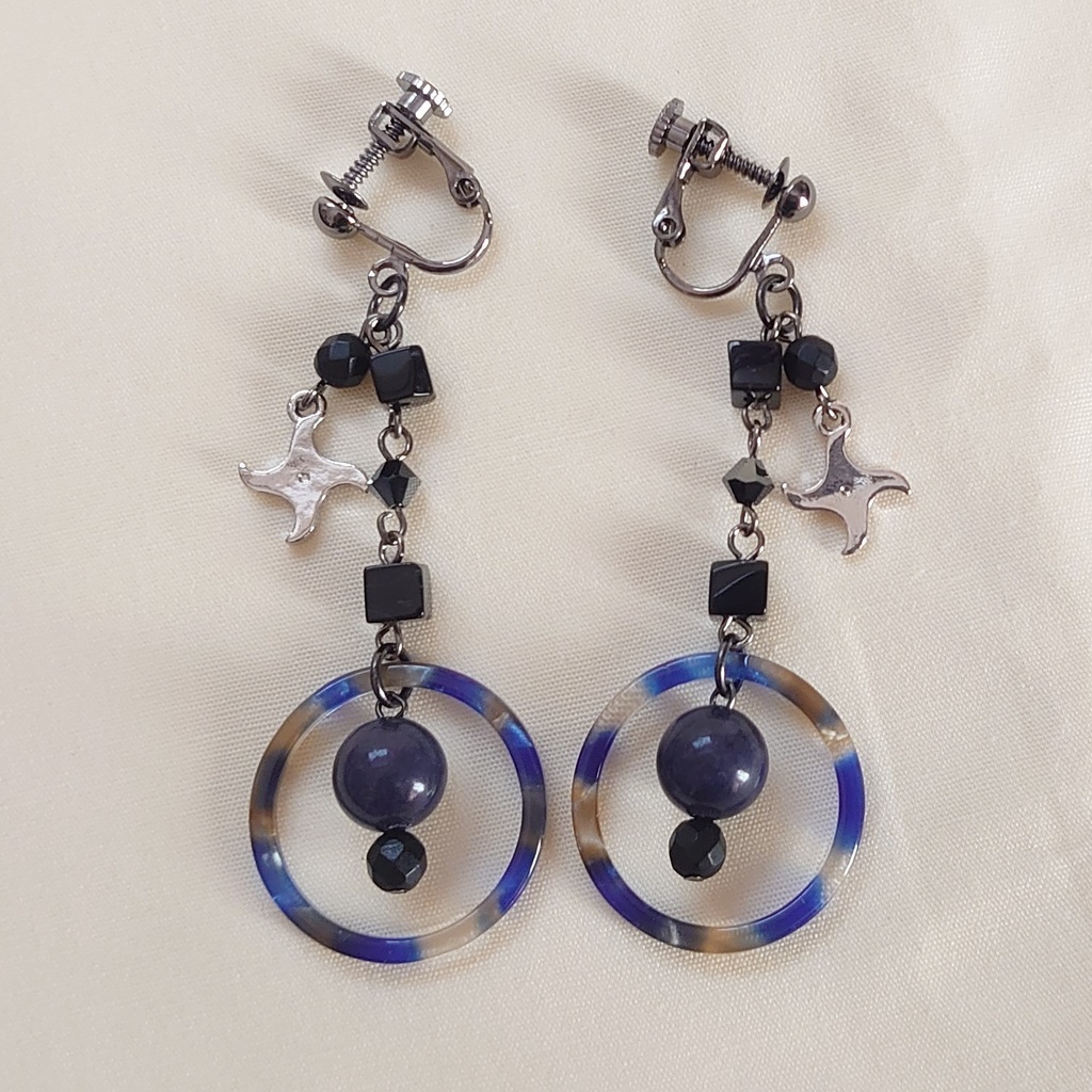 文アル・坂口安吾イメージイヤリング