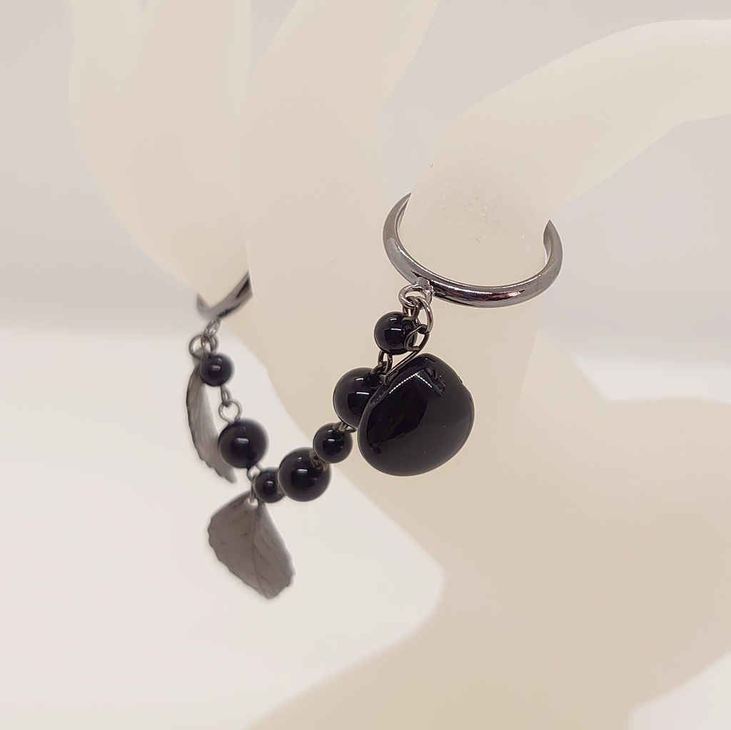 オニキス・リーフダブルリング