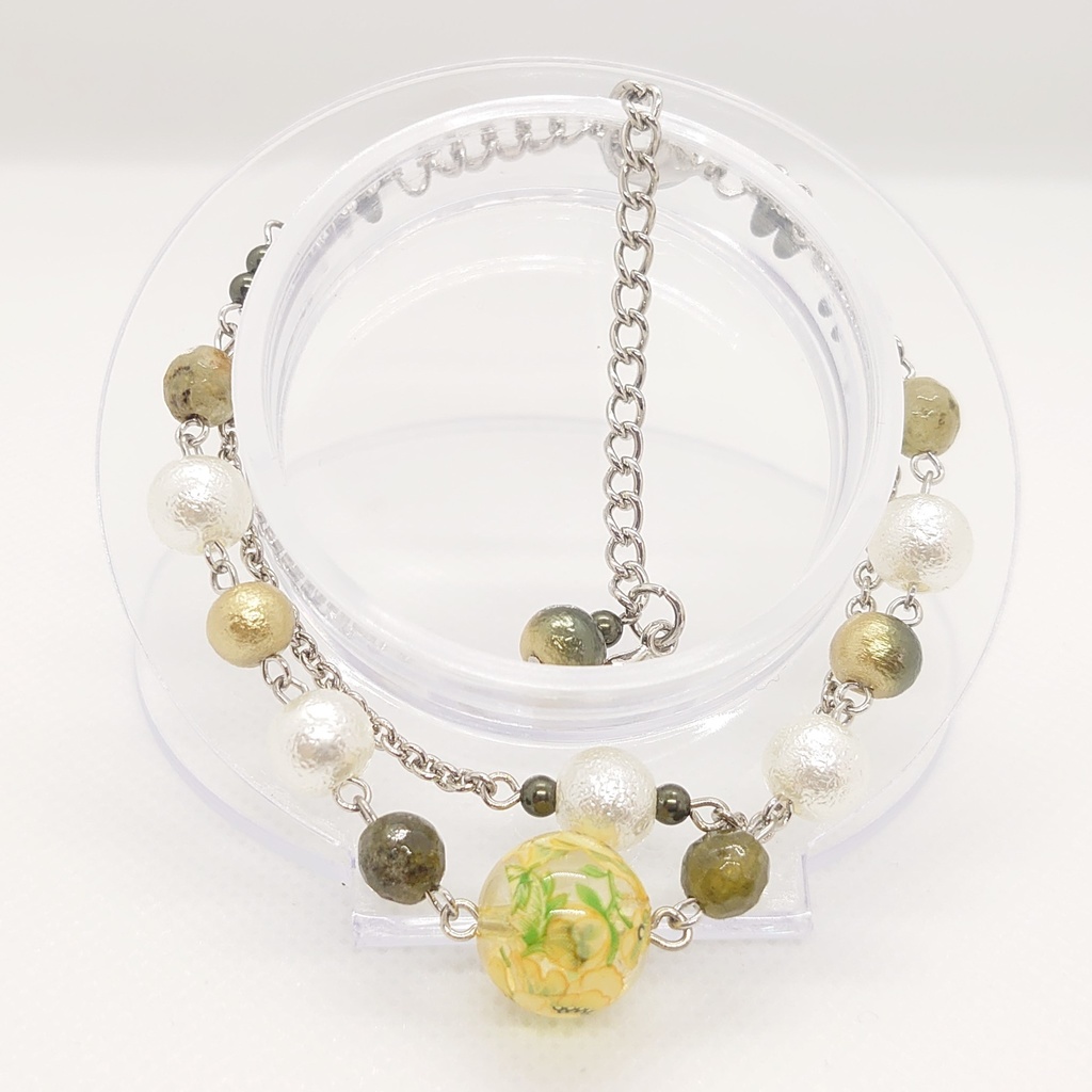 グリーンガーネットブレスレット