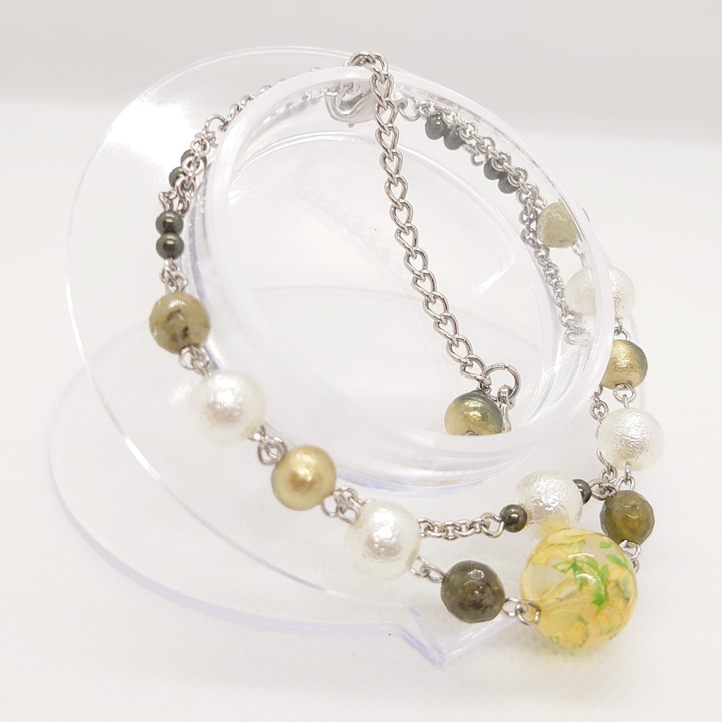 グリーンガーネットブレスレット