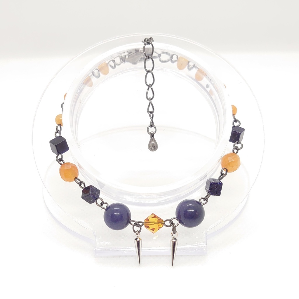 アゲート・アベンチュリンブレスレット