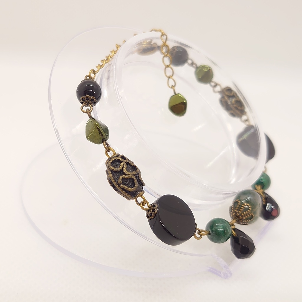 オニキス・マラカイトブレスレット
