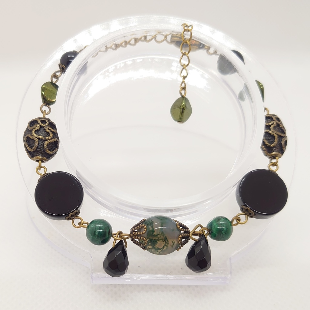オニキス・マラカイトブレスレット
