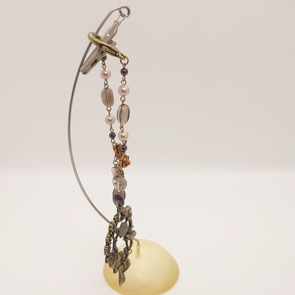 スモーキークォーツ・アリス風バッグチャーム