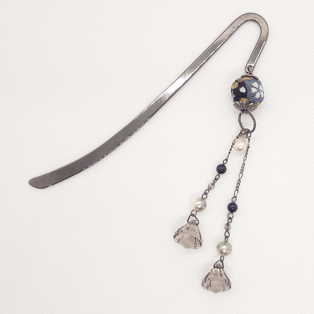 オニキス・コットンパールブックマーカー