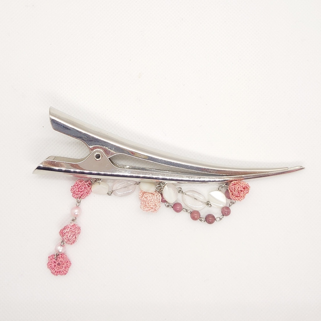 ロードナイト・レースローズヘアクリップ