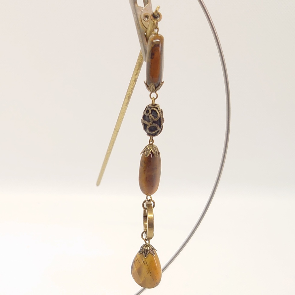 タイガーアイかんざし