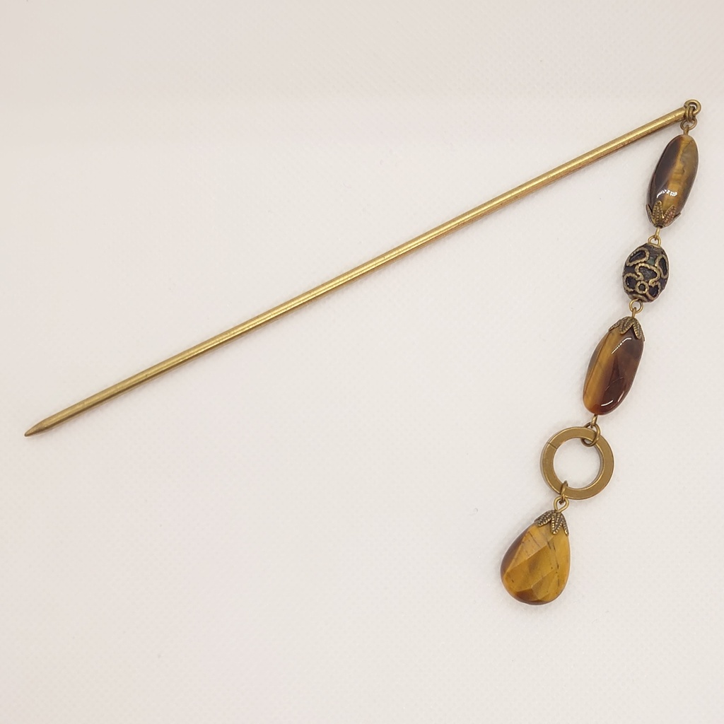 タイガーアイかんざし