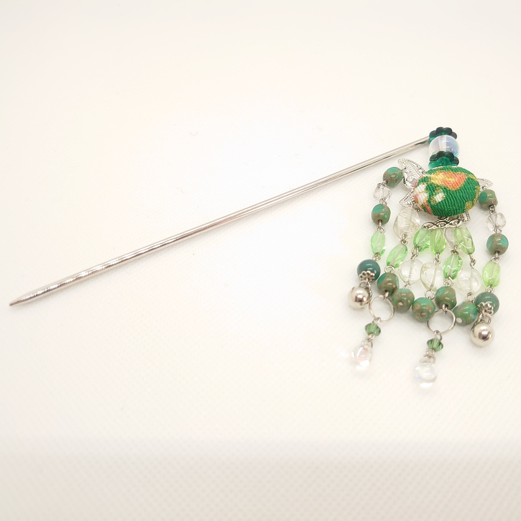 クリスタル・アクアオーラかんざし