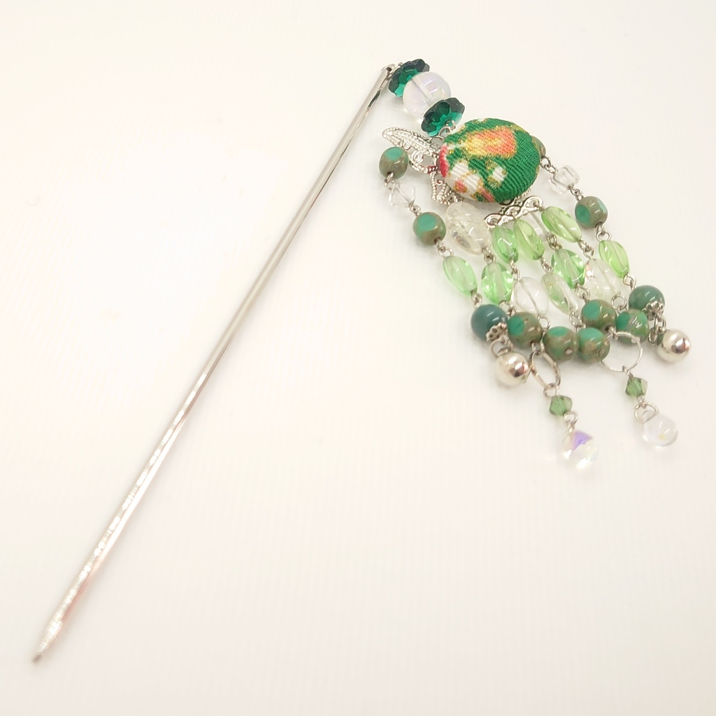 クリスタル・アクアオーラかんざし