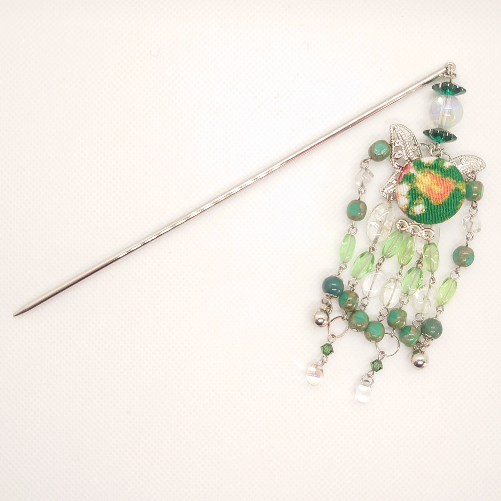 クリスタル・アクアオーラかんざし